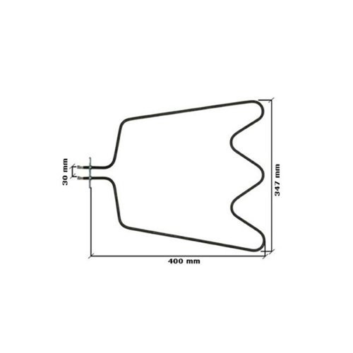 Rezistenta inferioara cuptor electric Whirlpool